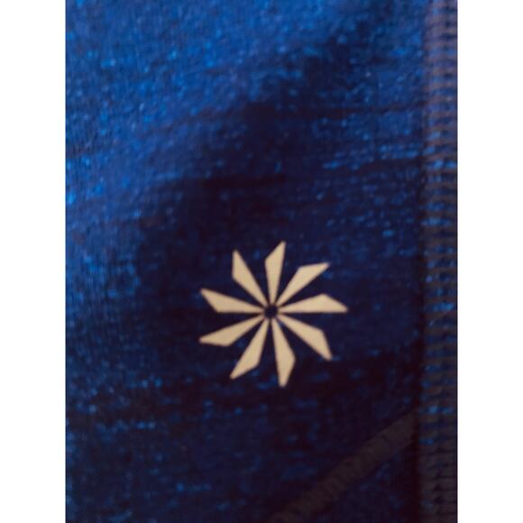 ATHLETA REFLECTOR CAPRI LEGGINGS, WOMENS, S, MIDNIGHT BLUE - Picture 7 of 10